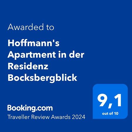 Hoffmann's Apartment in der Residenz Bocksbergblick Goslar Exterior foto